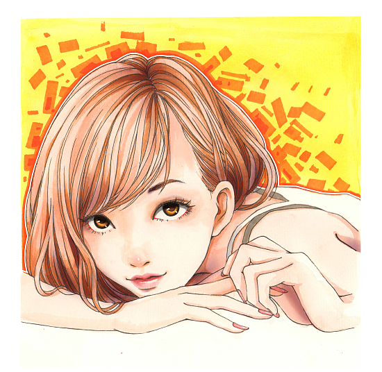 手绘哲：女孩子手绘步骤图（二）（图ZMzYwOTQ0Mjg=） - 创作习作 - 站酷设计师画画的春哥原创素材 - 站酷ZCOOL