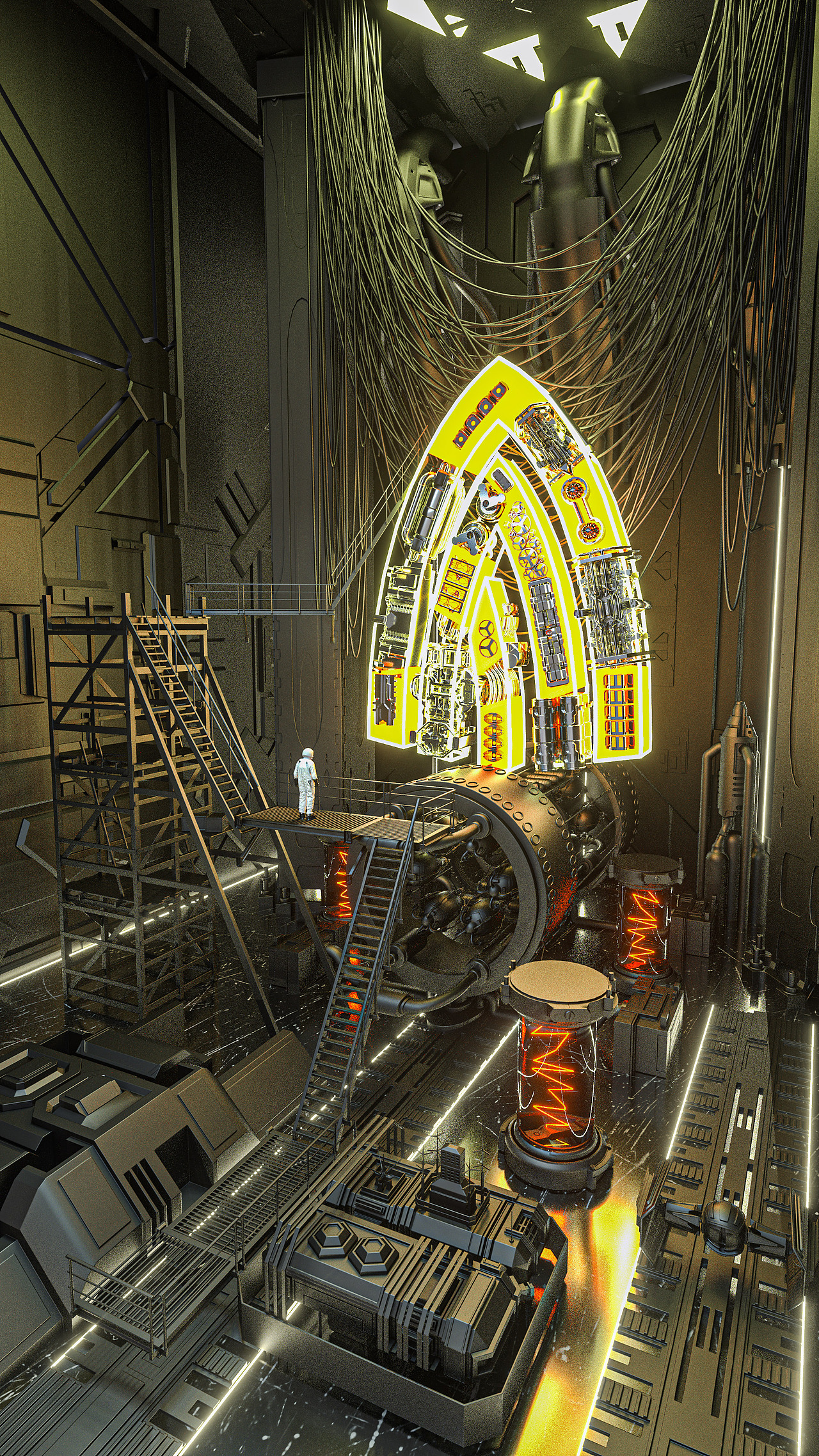 2021年C4D+Octane作品成长记（图ZMjg2NjQzNDY0） - 场景 - 站酷设计师阿QINZHICHENG原创素材 - 站酷ZCOOL