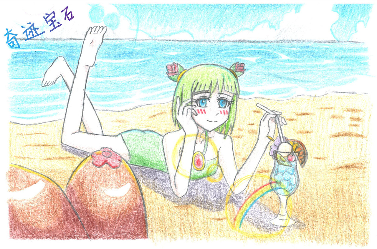 夏日系列（图ZMjY1ODY2NzYw） - 创作习作 - 站酷设计师心羽飘飘原创素材 - 站酷ZCOOL