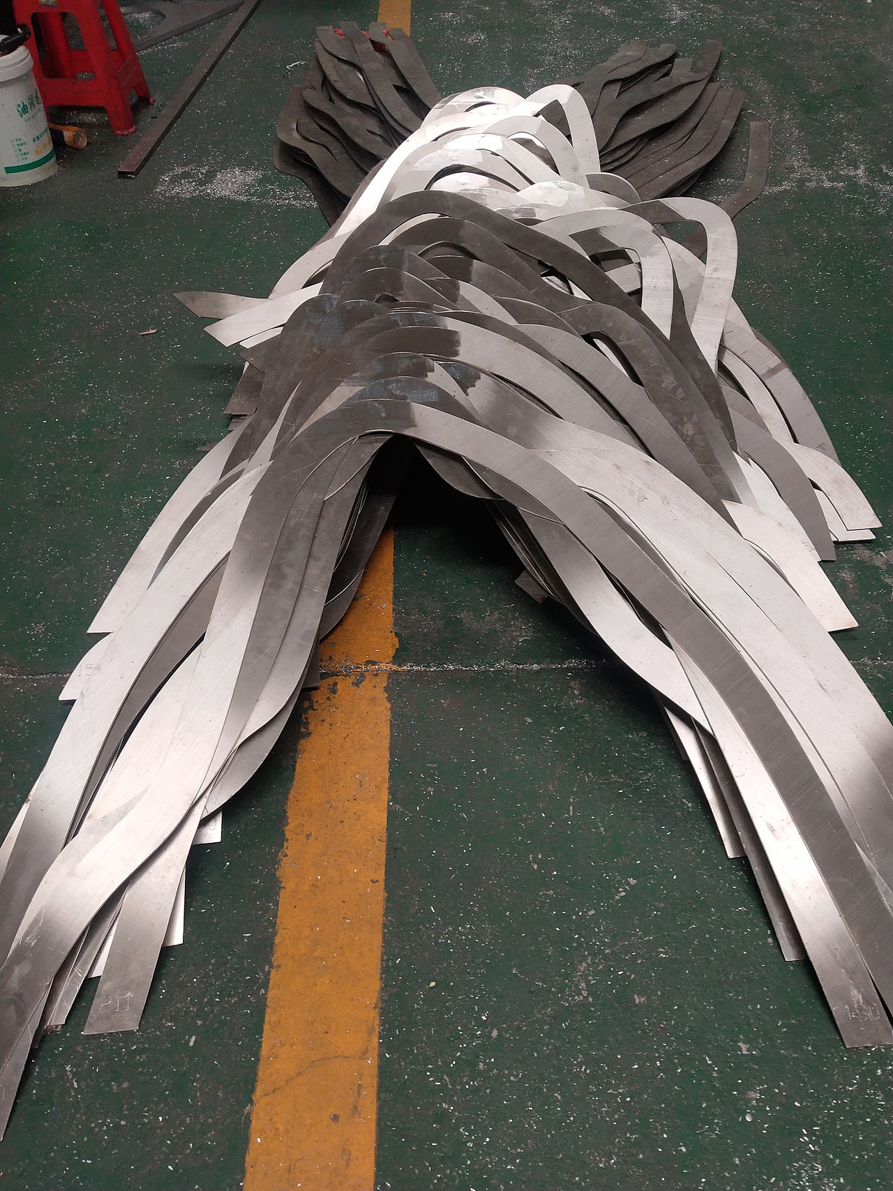 景观园林不锈钢假山雕塑