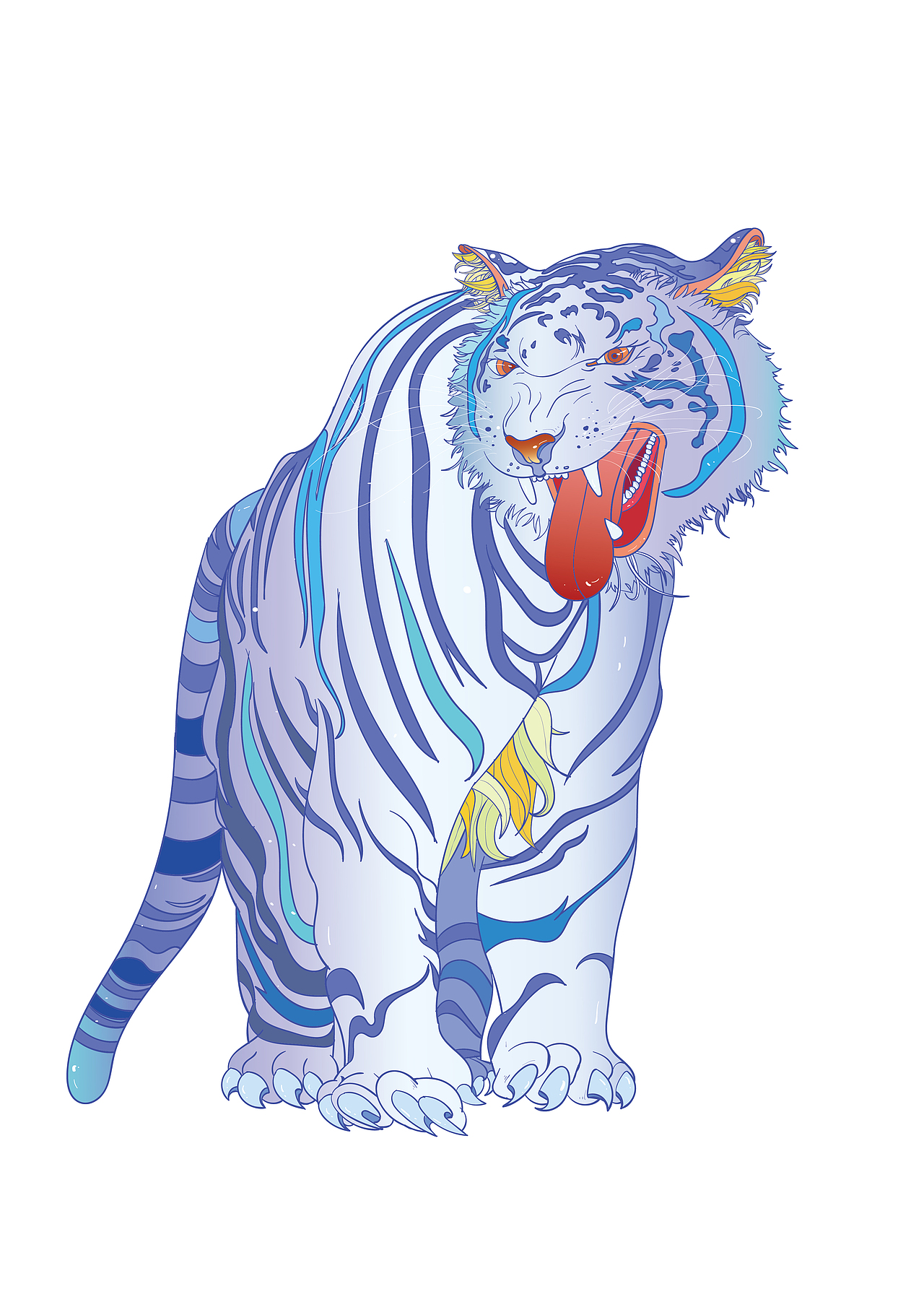 五神:青龙,白虎,朱雀,玄武,麒麟