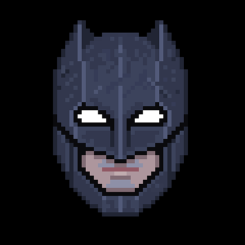 蝙蝠侠大战超人|插画|像素画|口艾口牙口畏 - 原创作品 - 站酷 (zcool