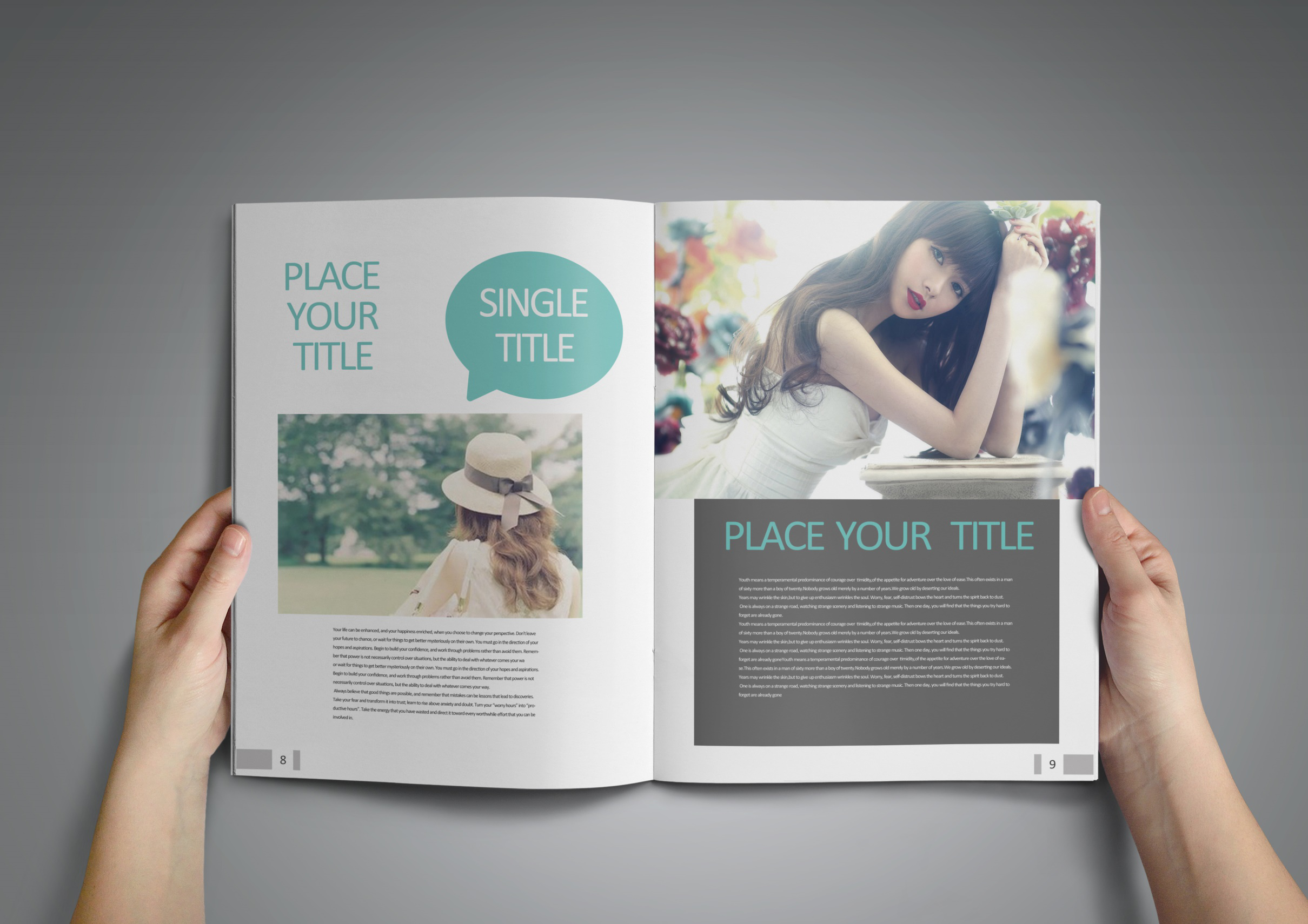 时尚杂志画册排版