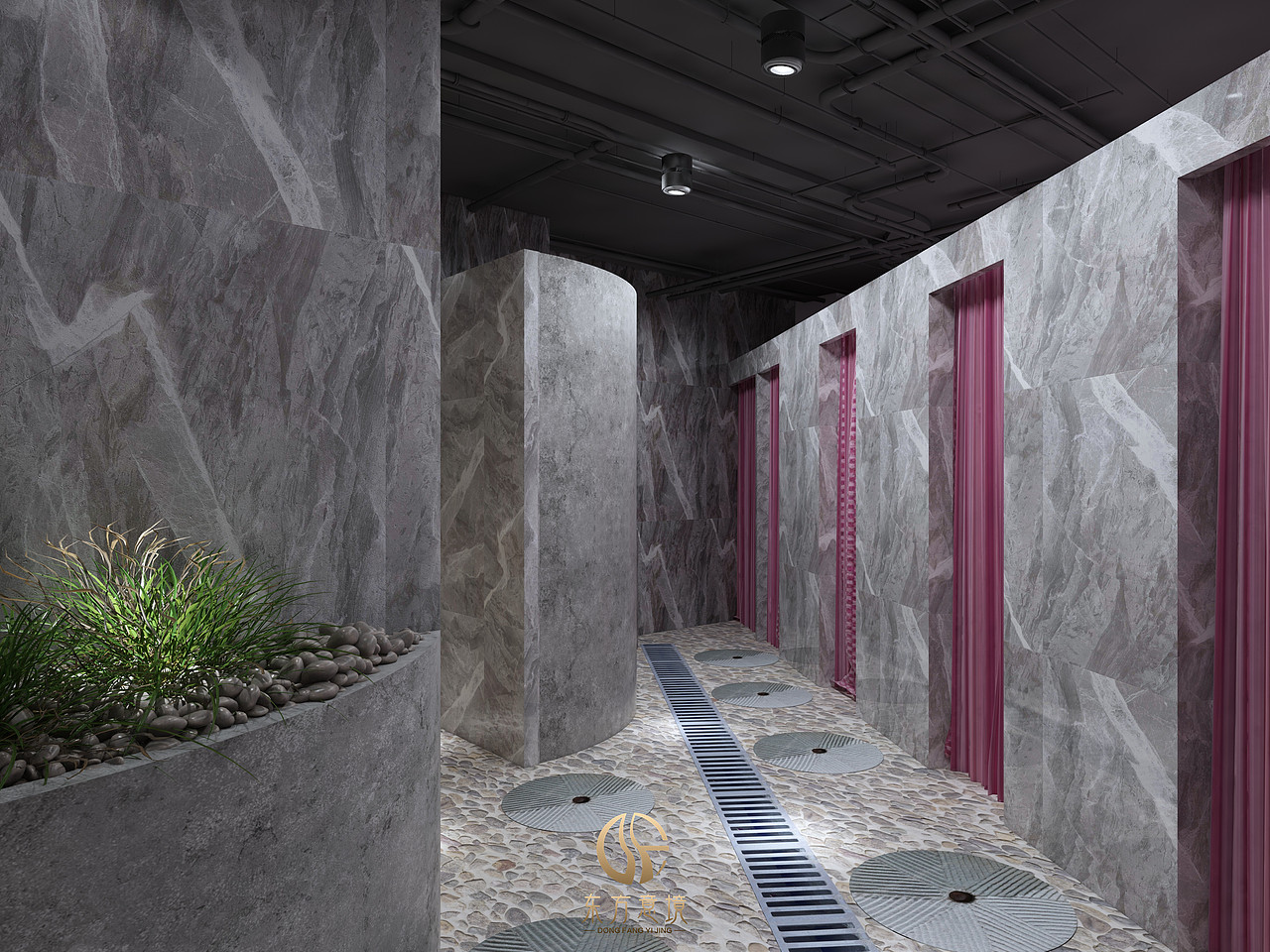 《东方意境效果表现设计》健身房案例欣赏