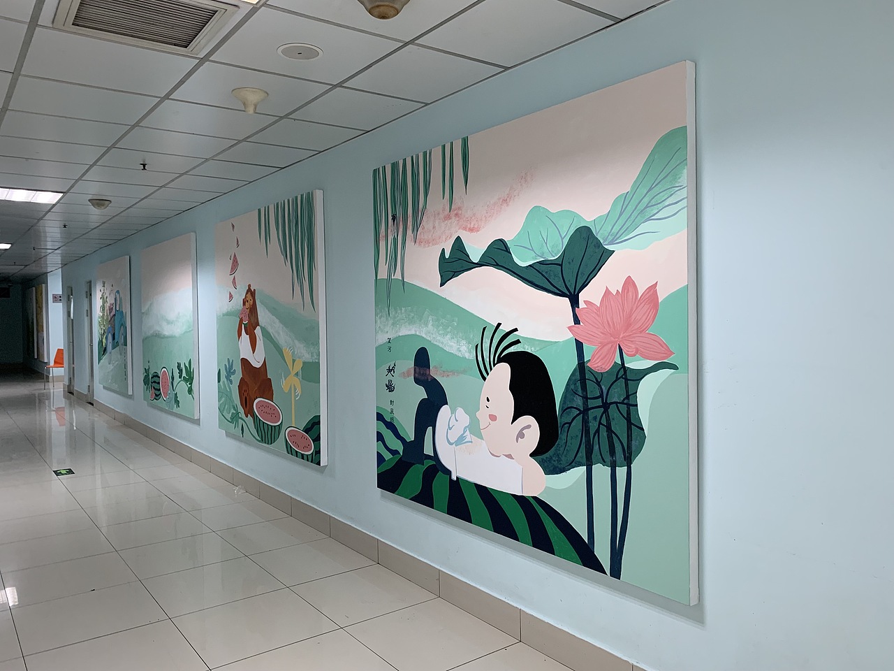 二十四节气壁画（图ZMjYwNDA0MTg4） - 商业插画 - 站酷设计师景韵思Grace原创素材 - 站酷ZCOOL