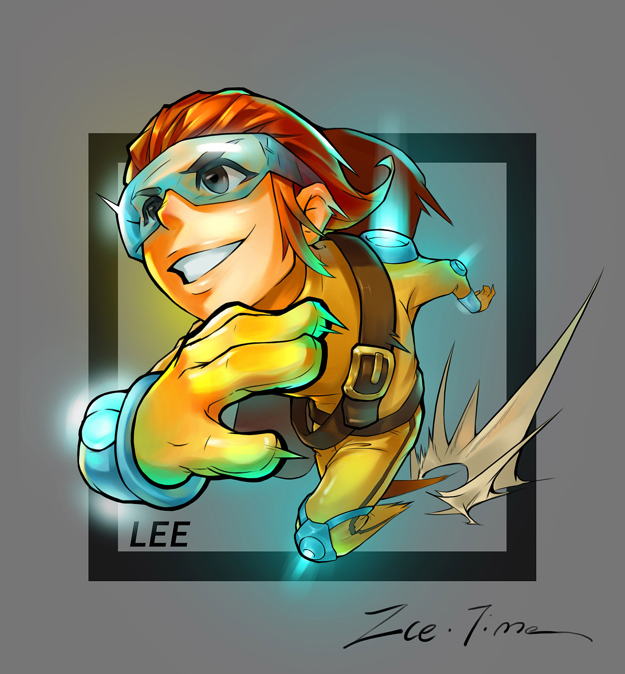 角色的透视练习