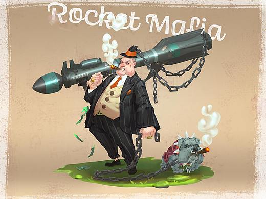 火箭黑手党RocketMafia（个人主页-ZNDYyMDQ2ODA=） - 商业插画 - 站酷设计师凝蕉原创素材 - 站酷ZCOOL