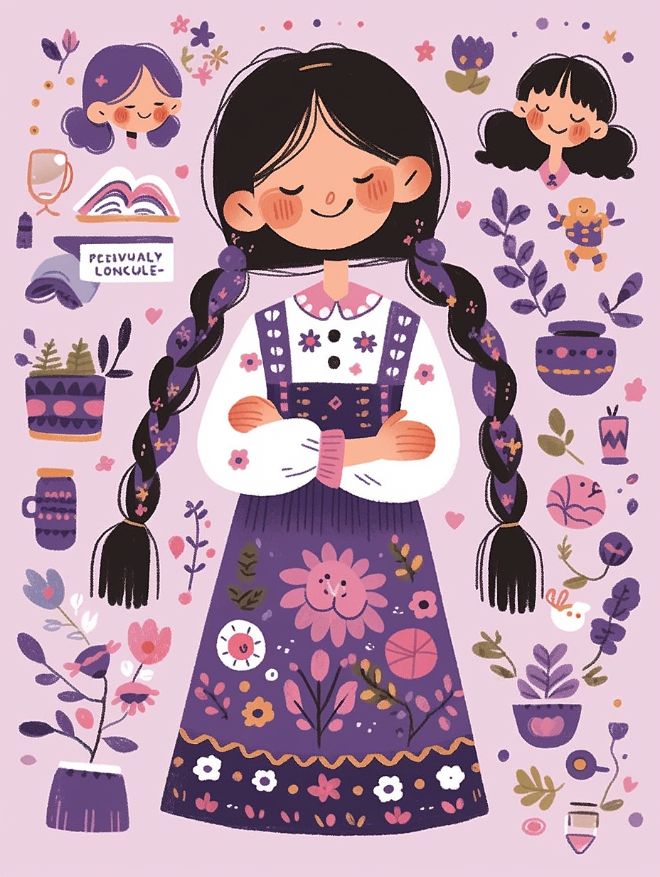 多巴胺女孩紫色系