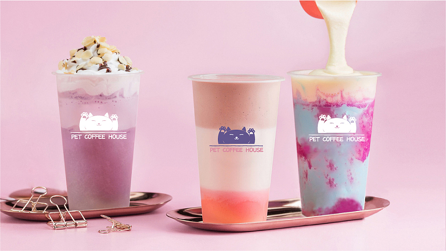 PET COFFEE HOUSE丨品牌案例（图ZMjA3MTg4ODgw） - 品牌 - 站酷设计师浅草初月原创素材 - 站酷ZCOOL