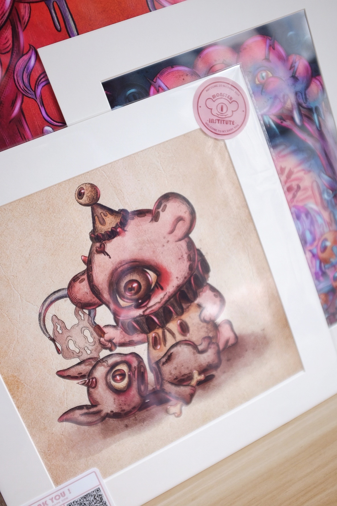 怪物研究院---藝術(shù)微噴插畫（圖ZMjg0Njc1NDI4） - 藝術(shù)插畫 - 站酷設(shè)計(jì)師死兔子Bunny原創(chuàng)素材 - 站酷ZCOOL