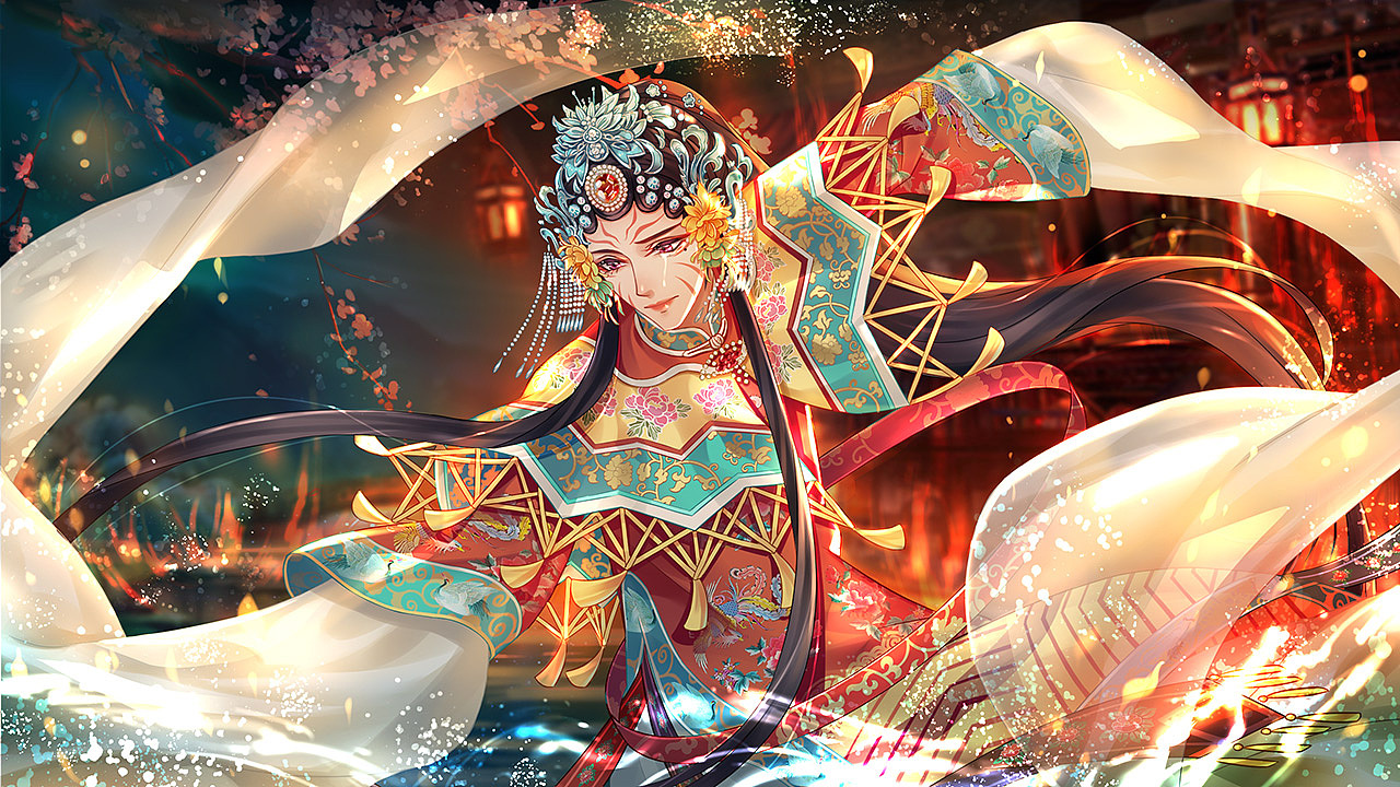 回首繁华如梦渺（图ZMjExMjYxNjc2） - 游戏原画 - 站酷设计师掌梦原创素材 - 站酷ZCOOL