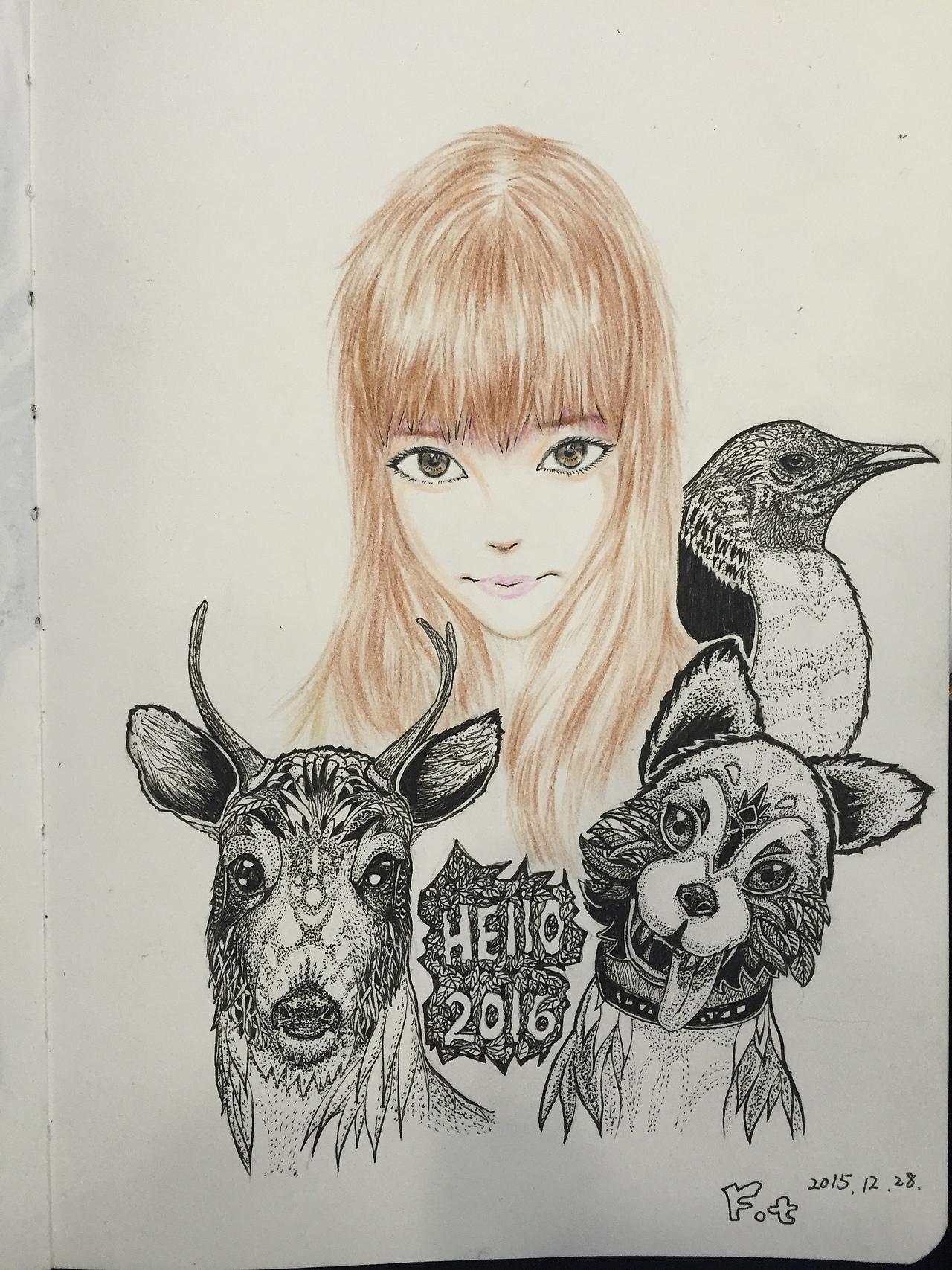 hello 2016（图ZMzk1MDM3MDQ=） - 创作习作 - 站酷设计师momoshouhu原创素材 - 站酷ZCOOL