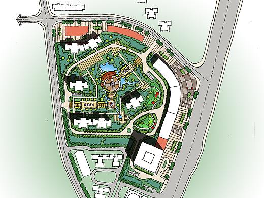 那些年,画过的手绘总图们