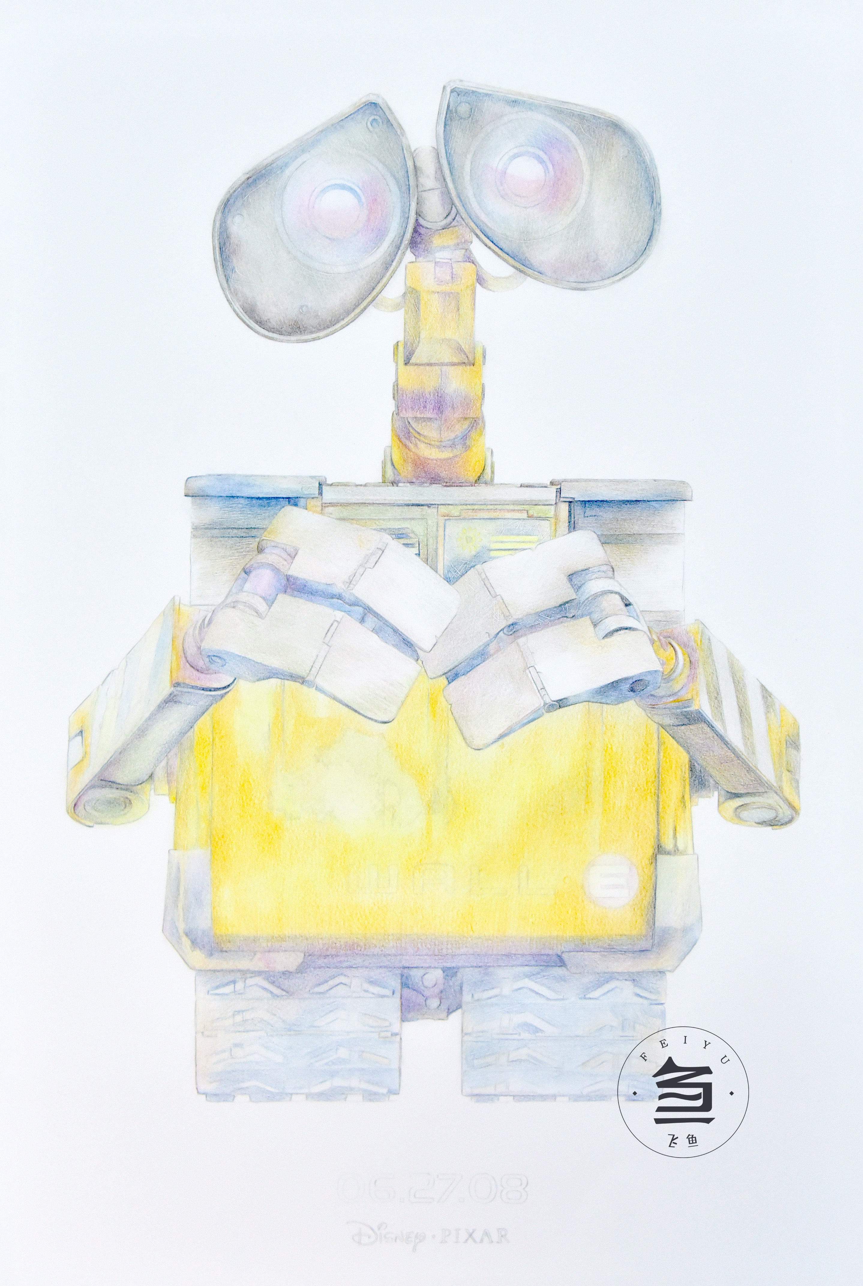 彩铅-机器人瓦力