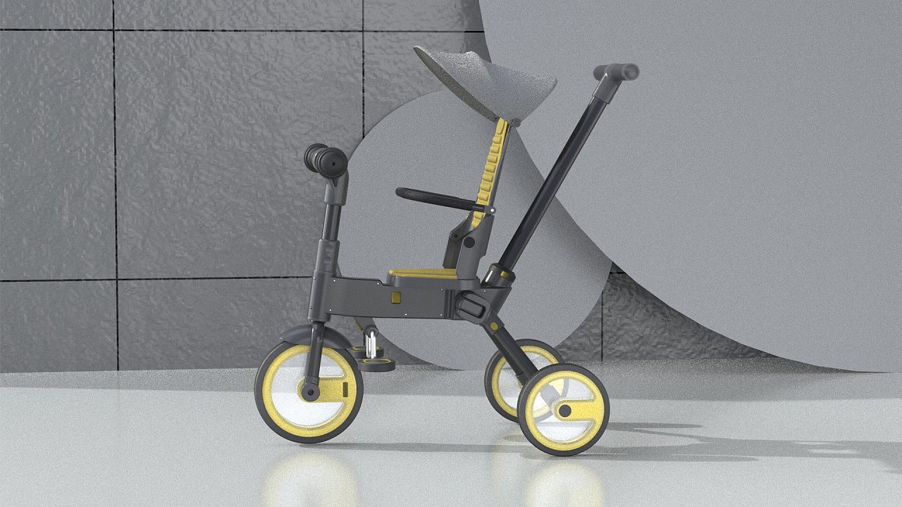 儿童多功能三轮车|工业/产品|玩具|杭州猫谱工业设计 - 原创作品