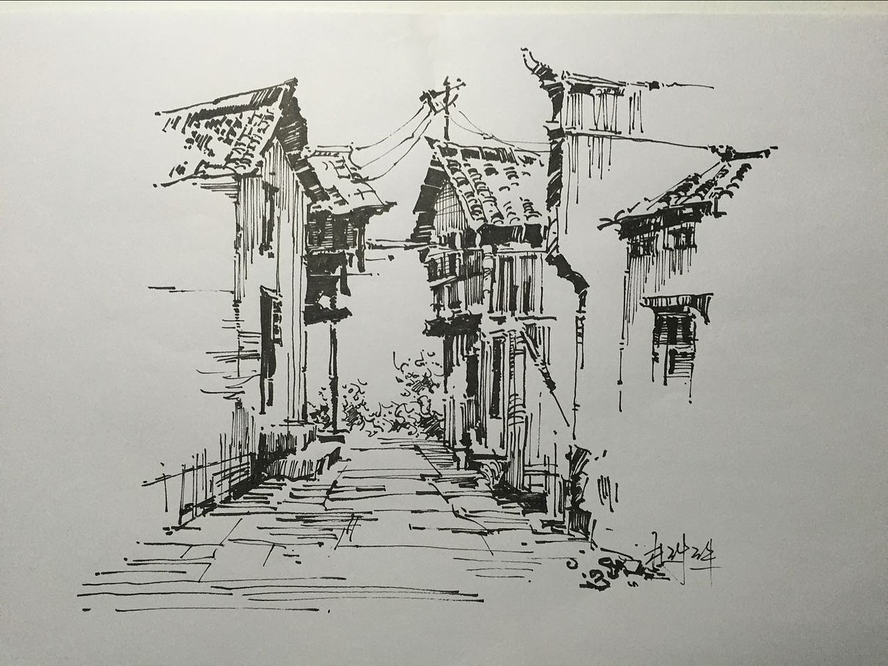 杭州写生手绘（图ZOTU5NjY4MDA=） - 景观设计 - 站酷设计师讹兽原创素材 - 站酷ZCOOL