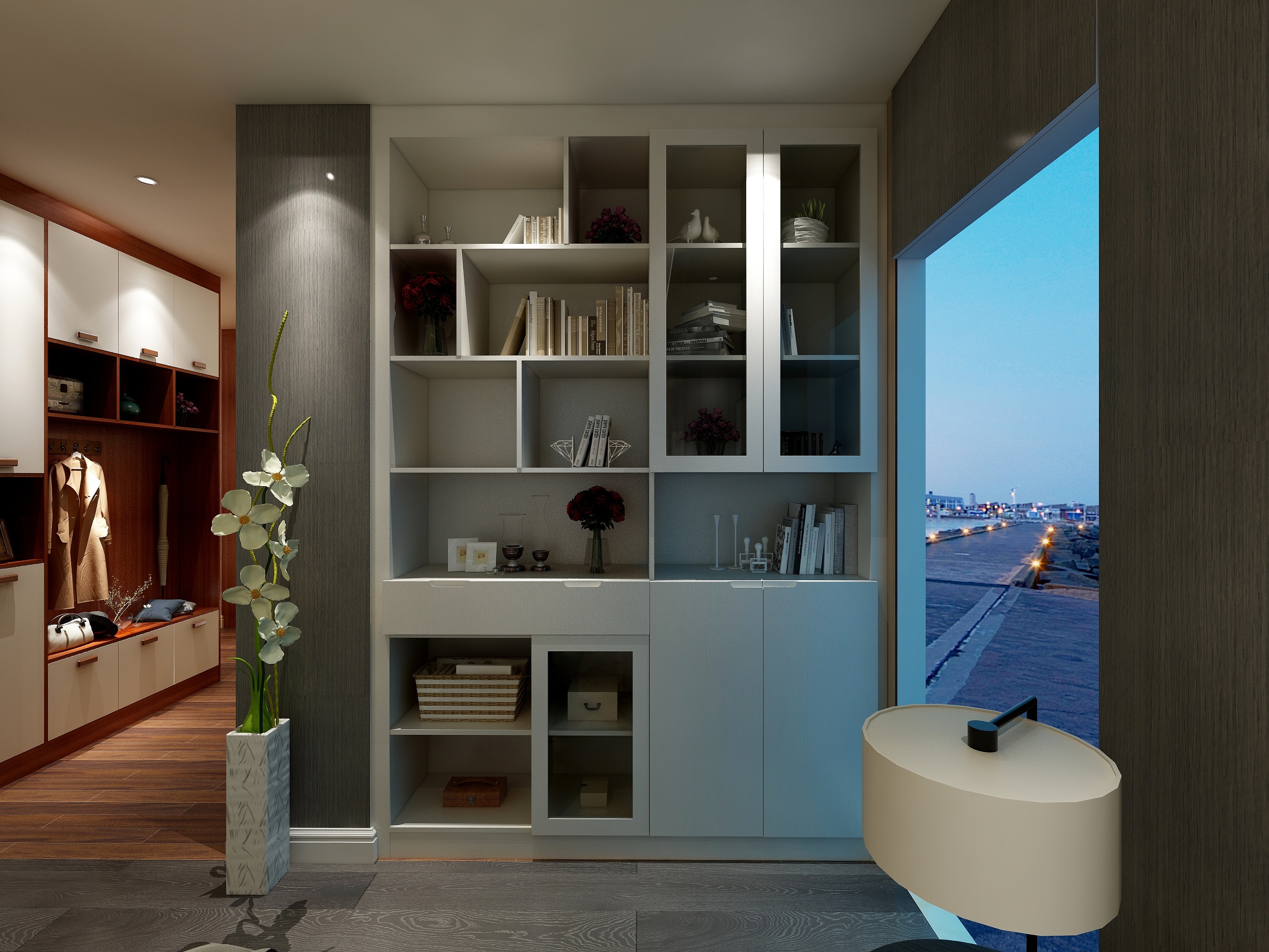 全屋定制-后现代风格展厅|空间|家装设计|linlitan - 原创作品 - 站酷