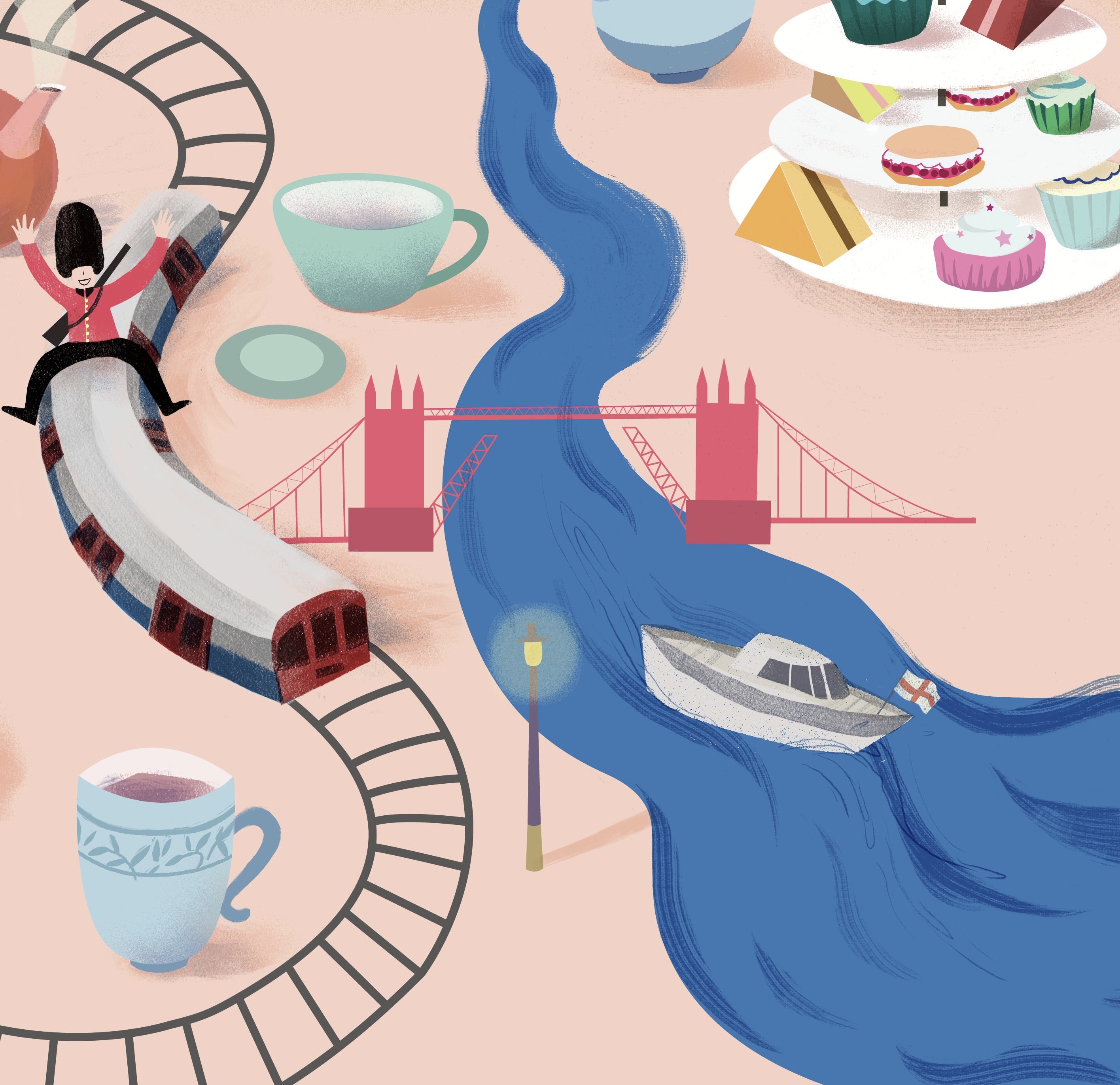 hooli london x kendra wang| 插画海报