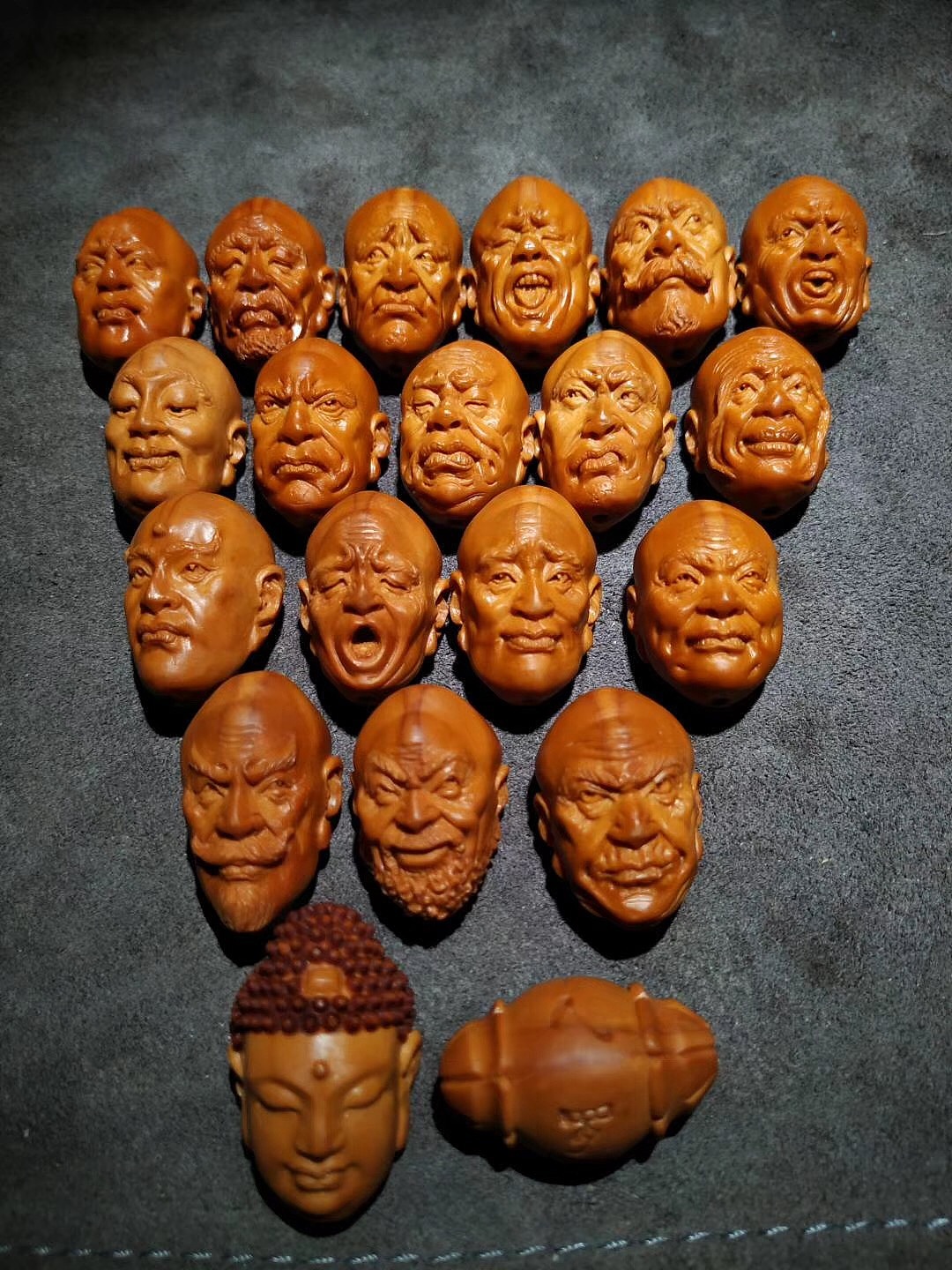 写实十八罗汉（图ZMTQwODkyMTIw） - 手办/模玩 - 站酷设计师依人核趣原创素材 - 站酷ZCOOL