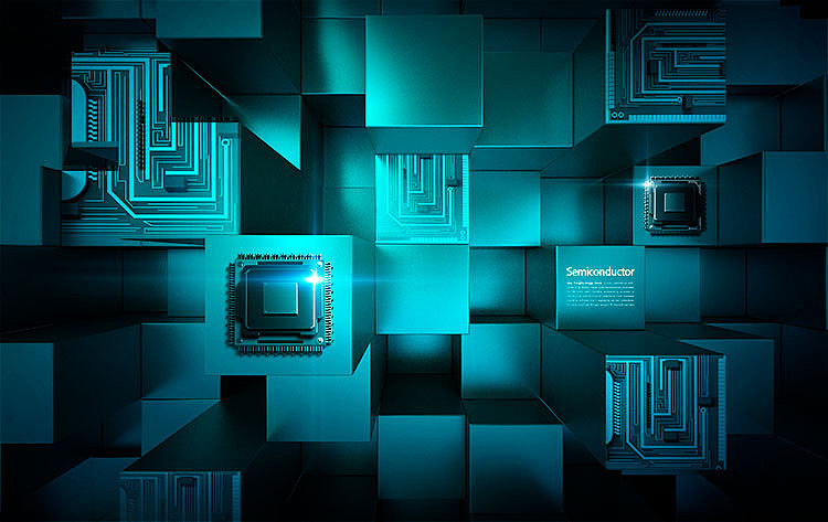 IT未来科技智能5G通讯集成芯片研发电子CPU海报设计（图ZMjQ4MzAyMzA4） - 海报 - 站酷设计师海报修改君原创素材 - 站酷ZCOOL