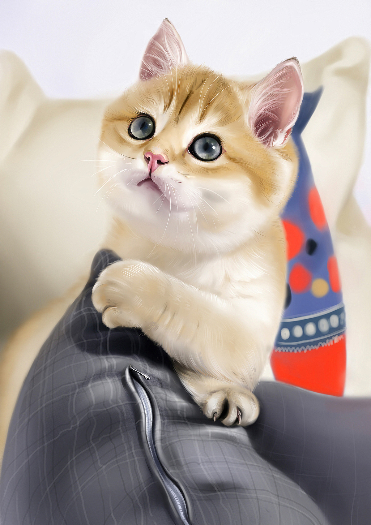 猫咪-奈雪儿（图ZMTM0MDk1NTI0） - 创作习作 - 站酷设计师LNINI原创素材 - 站酷ZCOOL