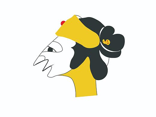 皮影标志设计
