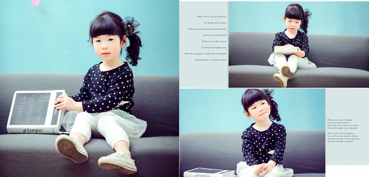 儿童摄影后期相册设计