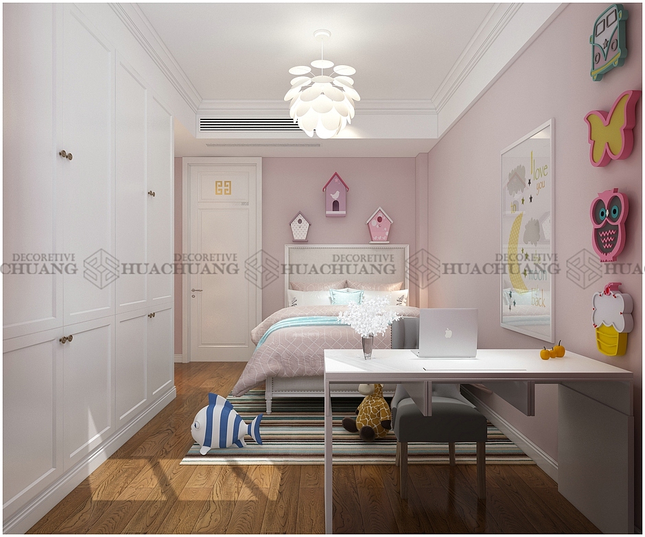 济南银丰悦珑府·玫瑰园280平别墅设计效果图|中式风格