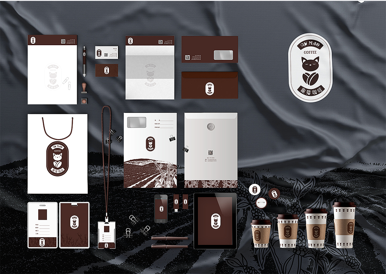 咖啡品牌VI 猫主题咖啡品牌设计
