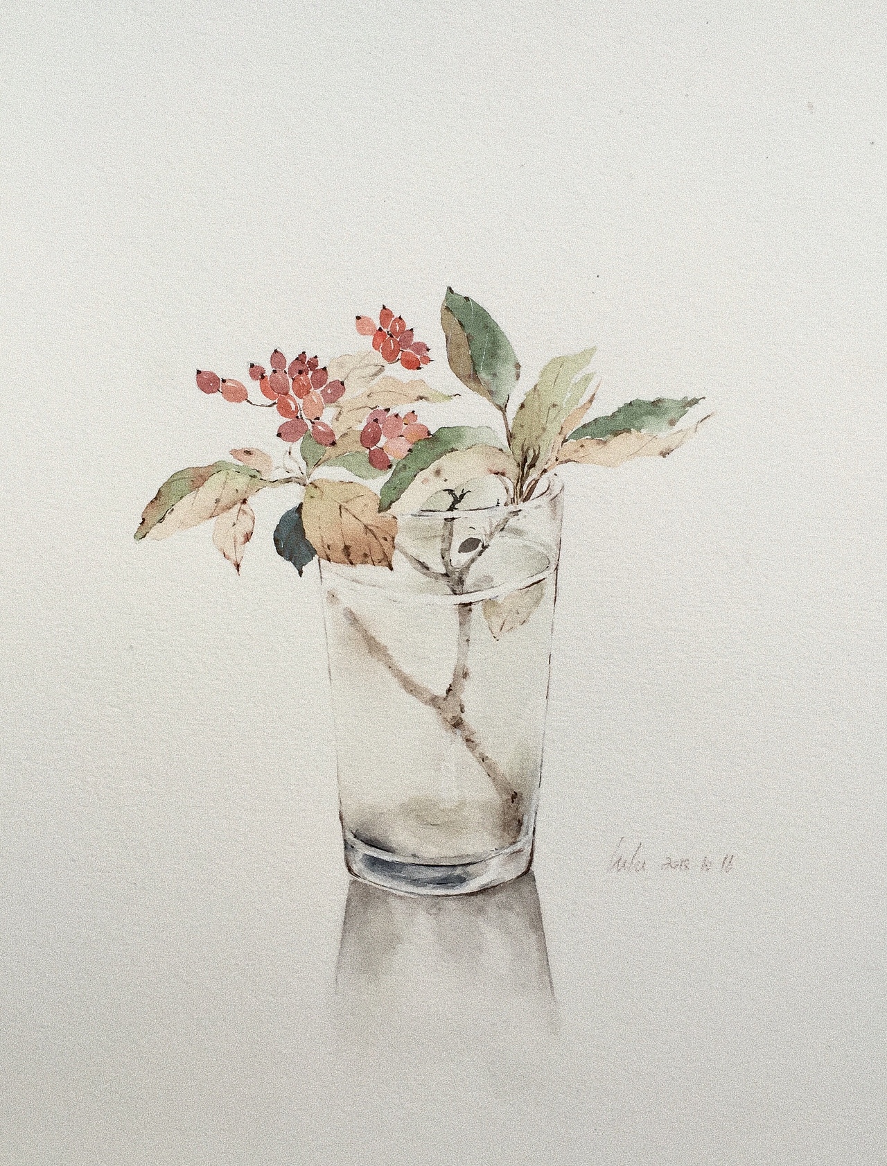 水彩花卉水彩蘑菇（图ZMTUzMzY1MjQ4） - 绘画 - 站酷设计师鹿芩水彩原创素材 - 站酷ZCOOL