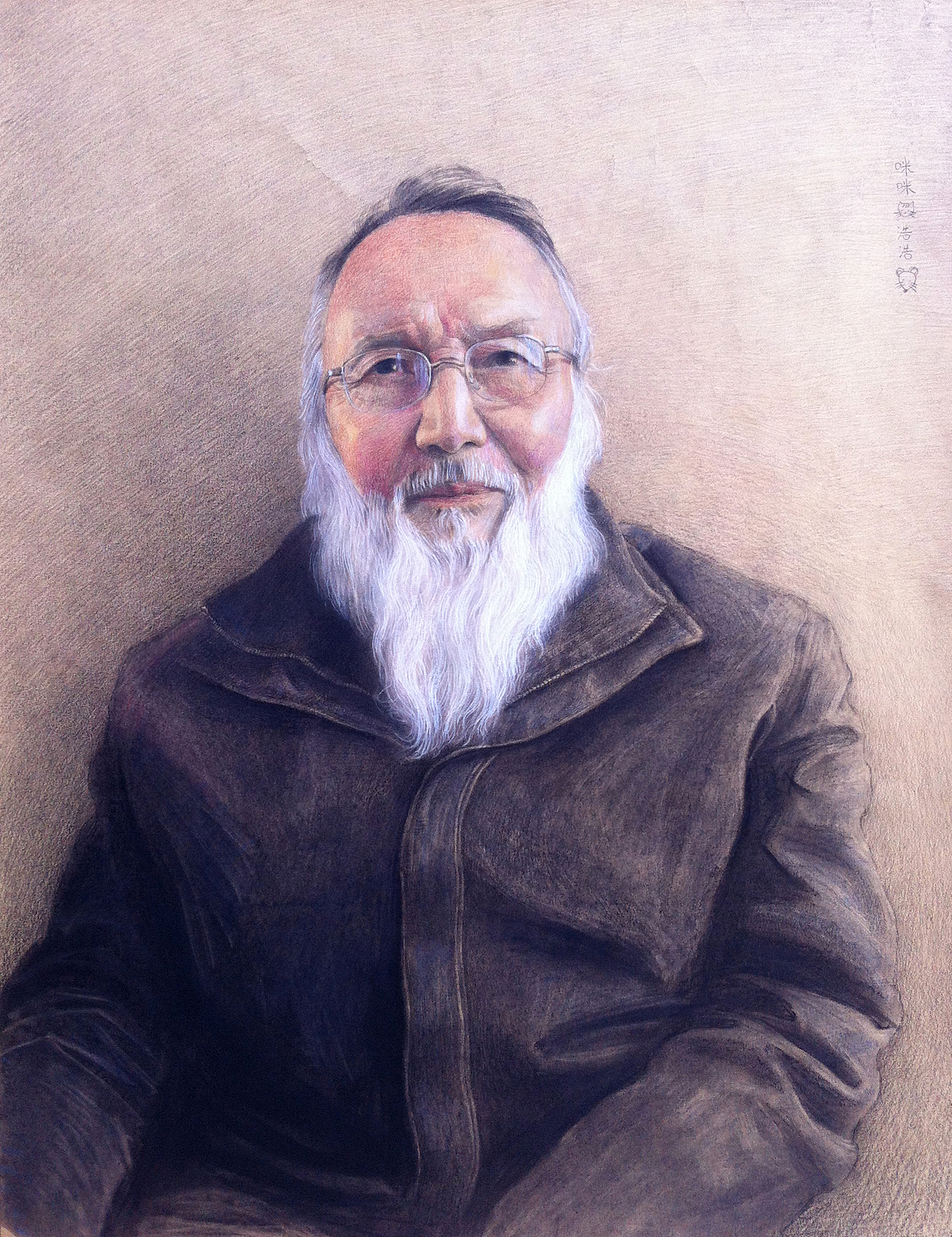 金婚 白胡子爷爷（图ZMTgwNjk1OTI=） - 绘画 - 站酷设计师付浩原创素材 - 站酷ZCOOL