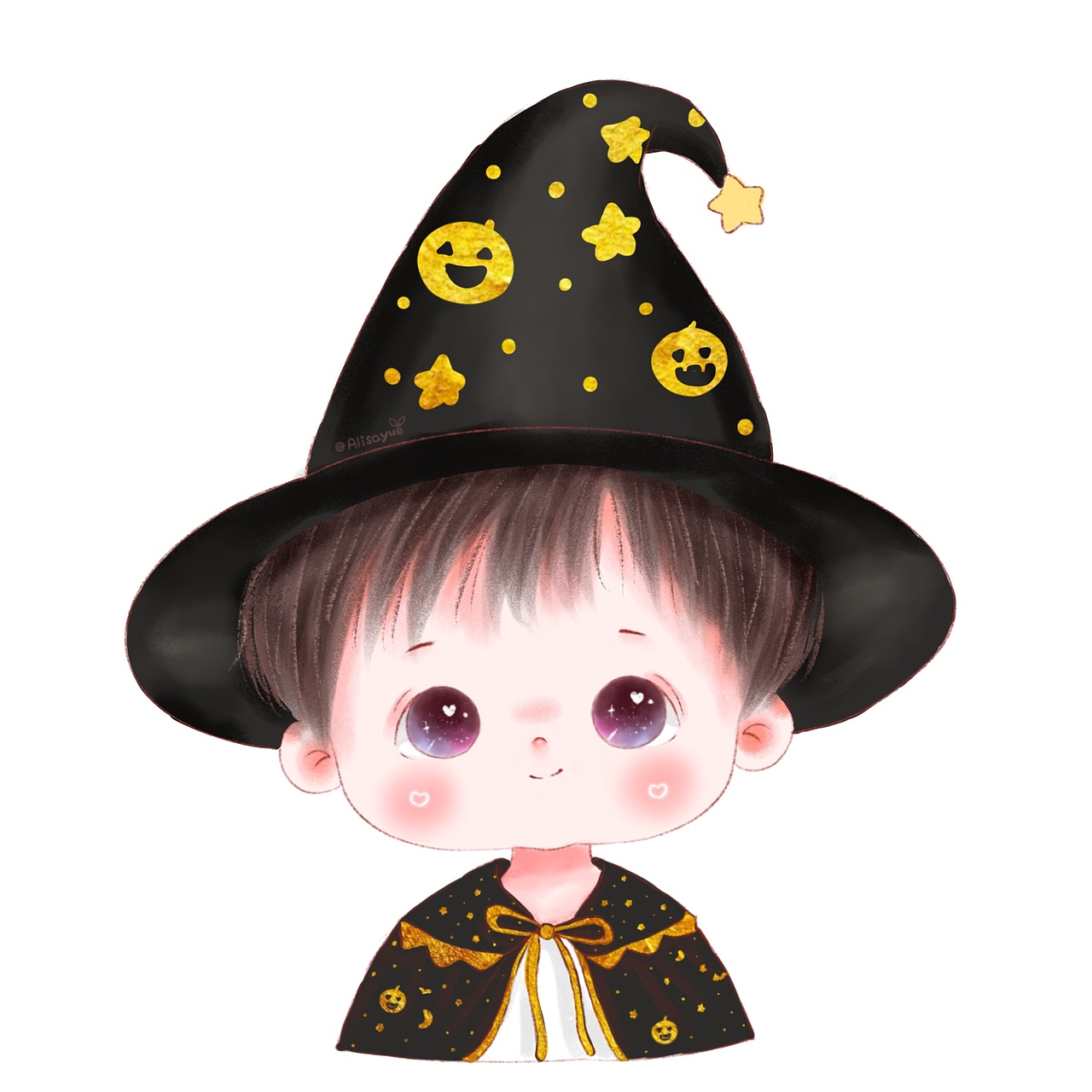 🎃万圣节可爱萌宝头像（图ZMjI5MTk4NjQw） - 艺术插画 - 站酷设计师尹小悦Alisayue原创素材 - 站酷ZCOOL