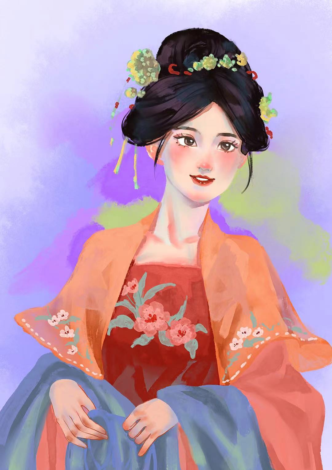 古风美人（图ZMzcwNDU4MDY0） - 创作习作 - 站酷设计师时浅咩原创素材 - 站酷ZCOOL