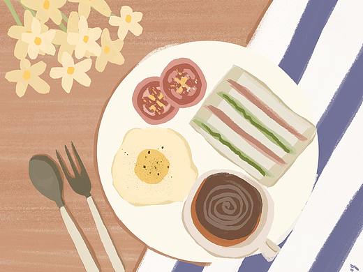 美食插画