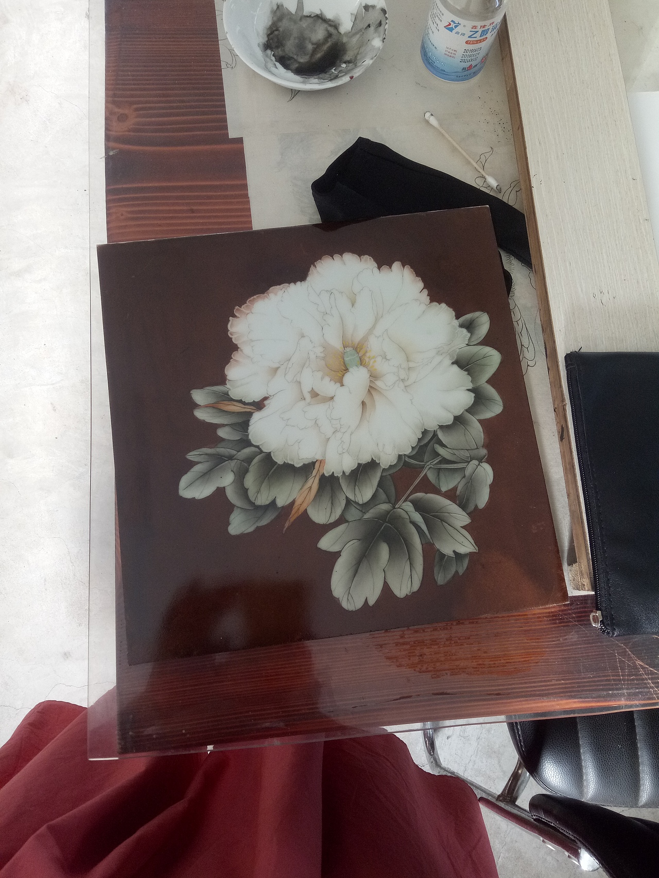 釉上彩临摹嘻嘻还有一个青花没烧的汾水（图ZMTQ3NDc2NjIw） - 工艺品设计 - 站酷设计师Z95585789原创素材 - 站酷ZCOOL