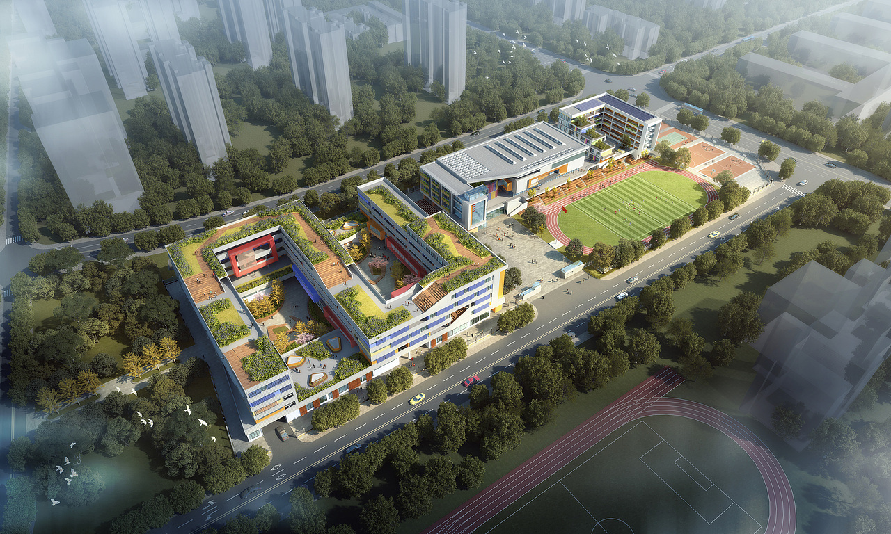 东莞胜和小学（图ZMTI3OTMxMDcy） - 建筑设计 - 站酷设计师kukubobo1原创素材 - 站酷ZCOOL