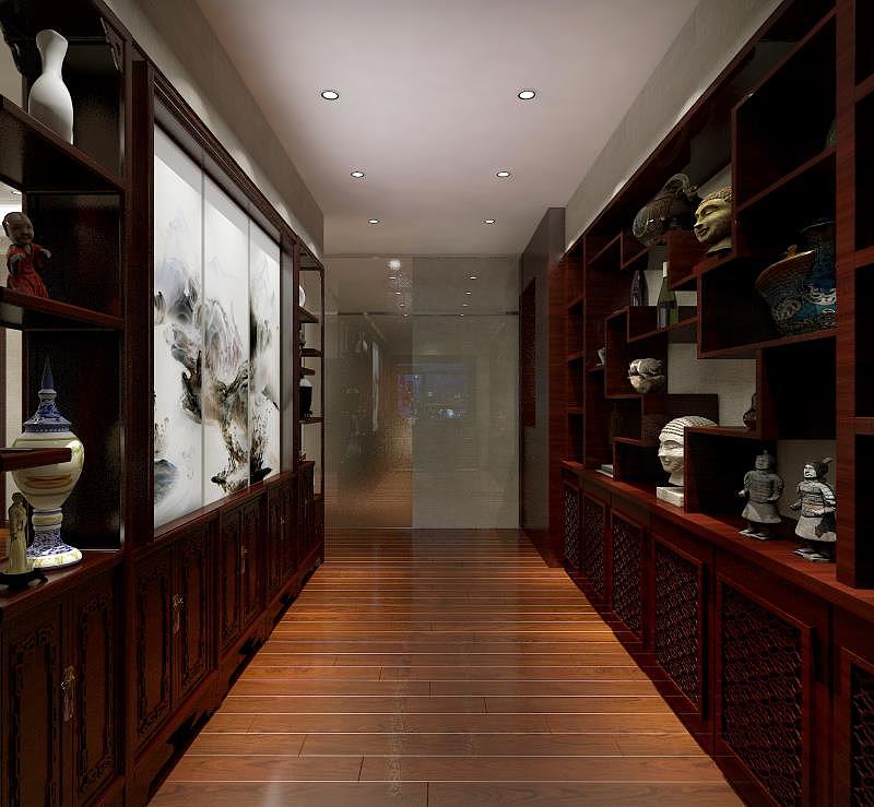 二层养生茶店面