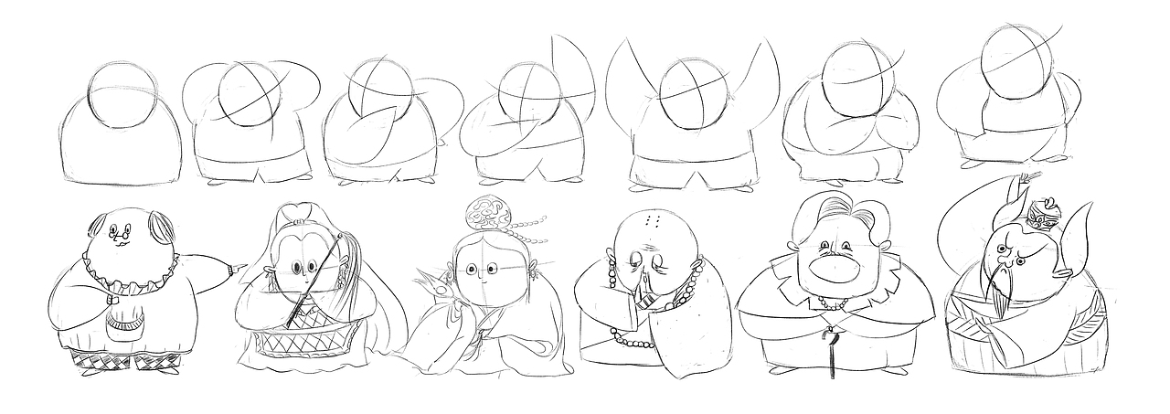 【宝藏】人物线稿笔记