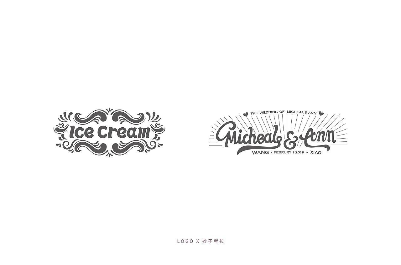 手写英文字体设计