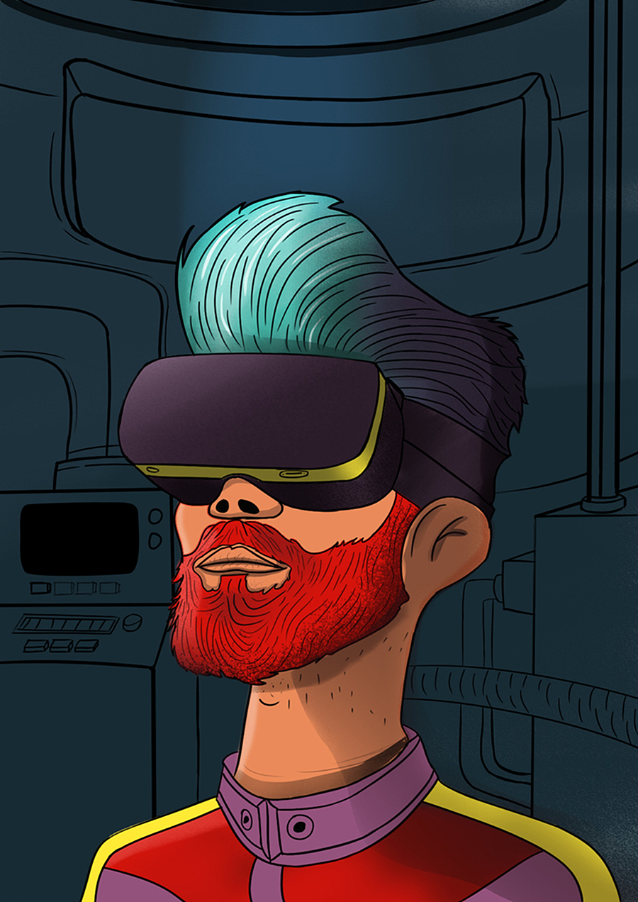 Explore The Future.（练习第一稿）（图ZMjEwMzk1MDEy） - 艺术插画 - 站酷设计师Ryan_2017原创素材 - 站酷ZCOOL