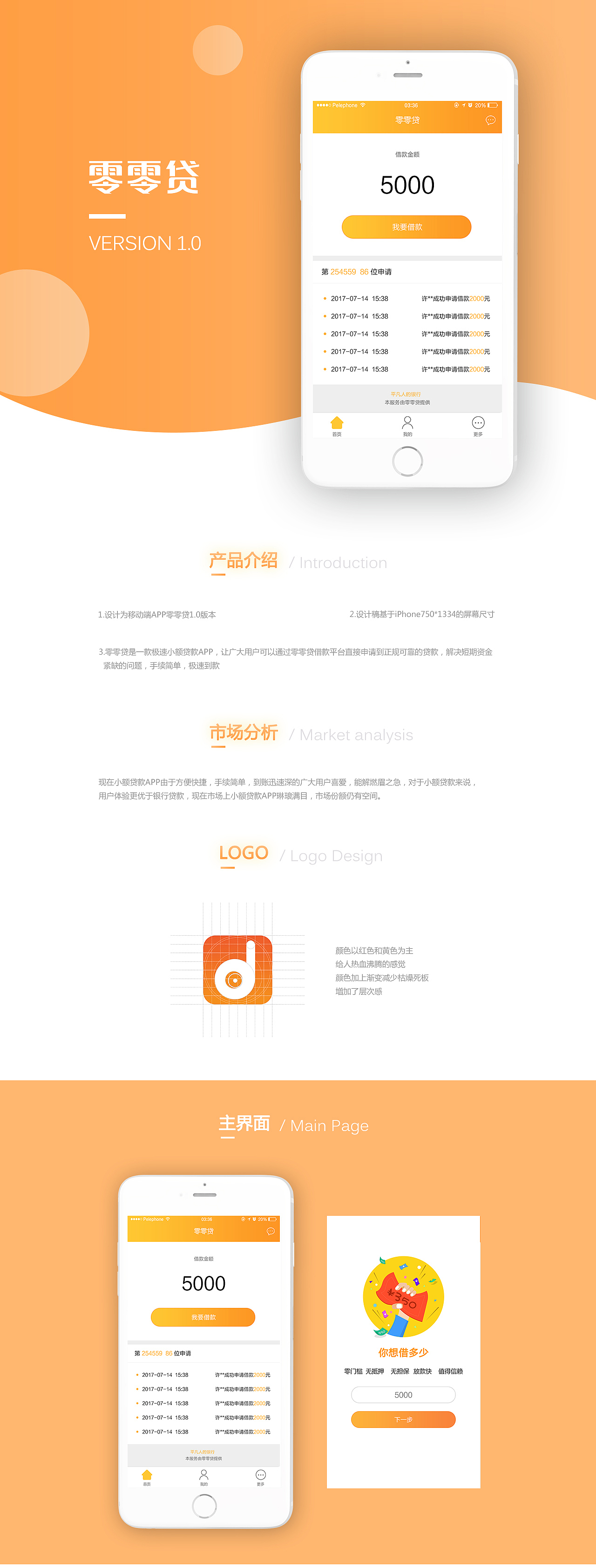 零零贷APP（图ZMTEwNjI4NDI0） - APP界面 - 站酷设计师秋天的小树苗原创素材 - 站酷ZCOOL