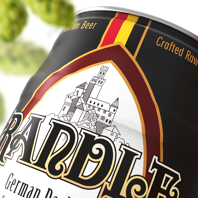 博创／RANDLE系列啤酒包装（图ZMTQyODg1ODg4） - 包装 - 站酷设计师博创设计原创素材 - 站酷ZCOOL