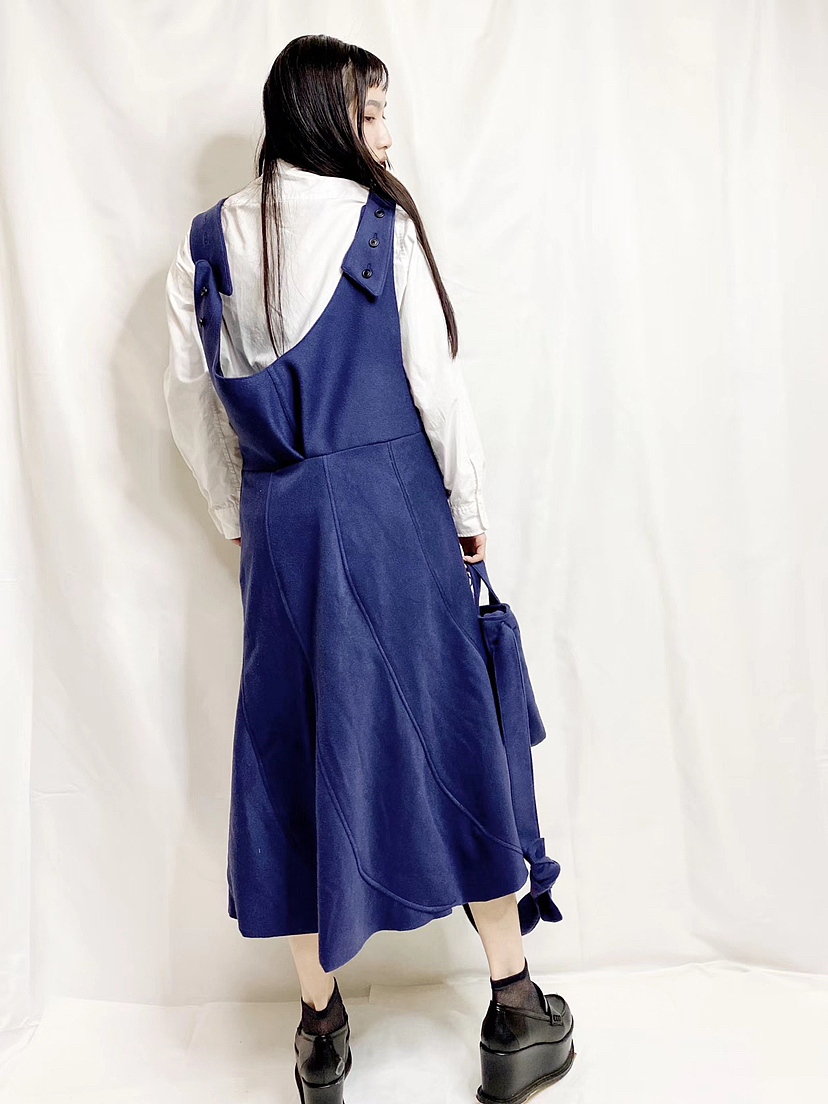 flare蝴蝶结连衣裙meikeiin原创设计手作