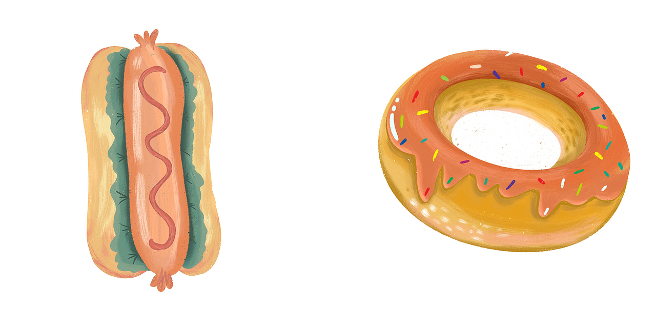 手绘插画练习（图ZMjY5NjkxNzky） - 创作习作 - 站酷设计师瘦不由己原创素材 - 站酷ZCOOL