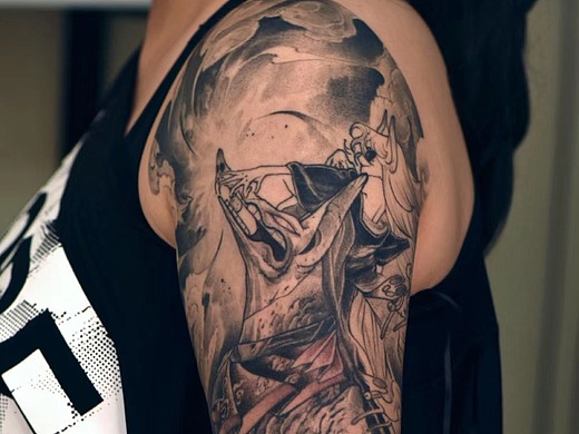 玉藻前妖狐 纹身