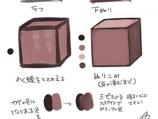 如何绘制日式厚涂插画_厚涂样式