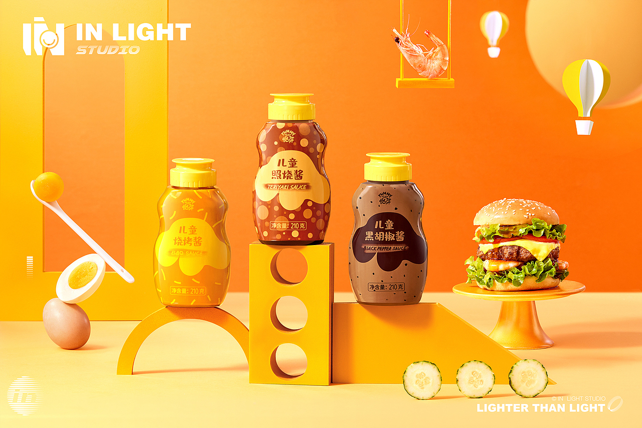 怡芽儿童调料X INLIGHT l美食拍摄