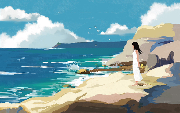 夏日重现（图ZMzIxMzUyMTQw） - 商业插画 - 站酷设计师Z083543363原创素材 - 站酷ZCOOL