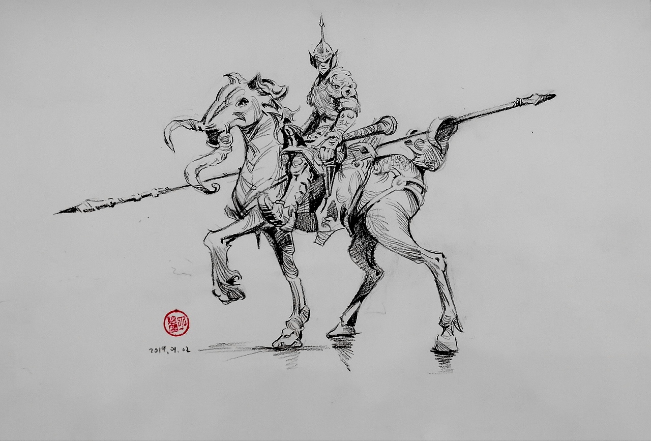 临摹习作（图ZMTU2MDIwMzA0） - 绘画 - 站酷设计师丁炏燚原创素材 - 站酷ZCOOL