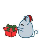 翔通动漫原创表情---黑眼鼠